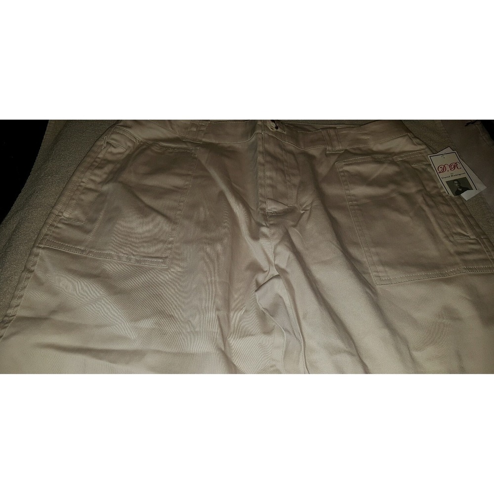 Women's Robert Rodriguez stone‎ kahki Capri Cropped Pants Sz 10 NWT